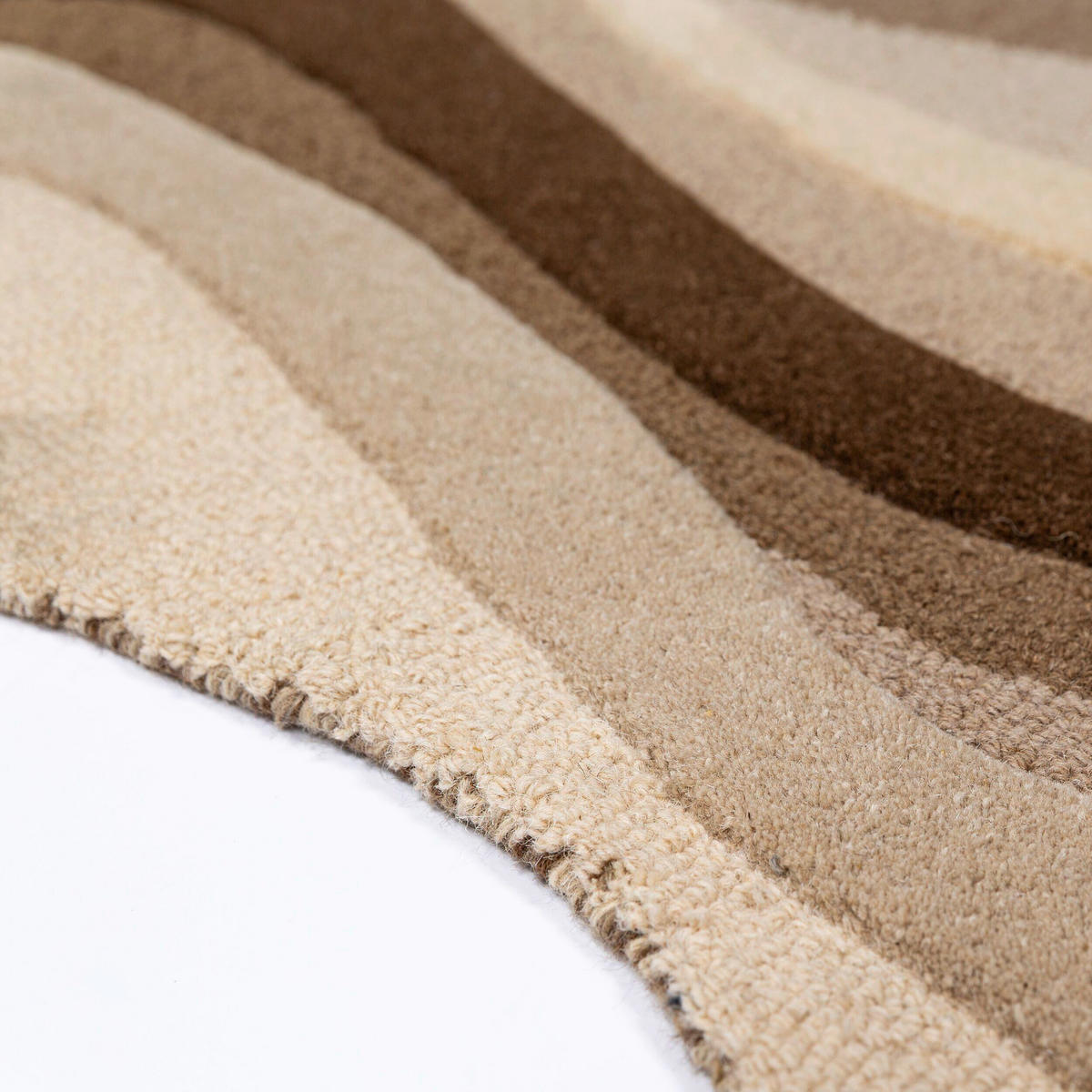 WOLLTEPPICH 200/290 cm Envy Beigebraun oval  - Beigebraun, Basics, Textil (200/290cm) - Flair Rugs