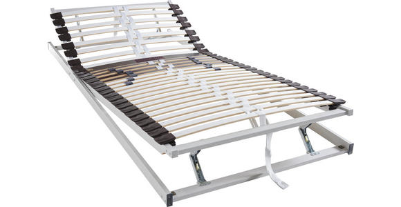 LATTENROST 90/200 cm - Hellgrau/Braun, Basics, Holz (90/200cm) - Dieter Knoll