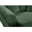 SCHLAFSOFA in Cord Dunkelgrün  - Dunkelgrün/Schwarz, KONVENTIONELL, Kunststoff/Textil (247/95/125cm) - Hom`in