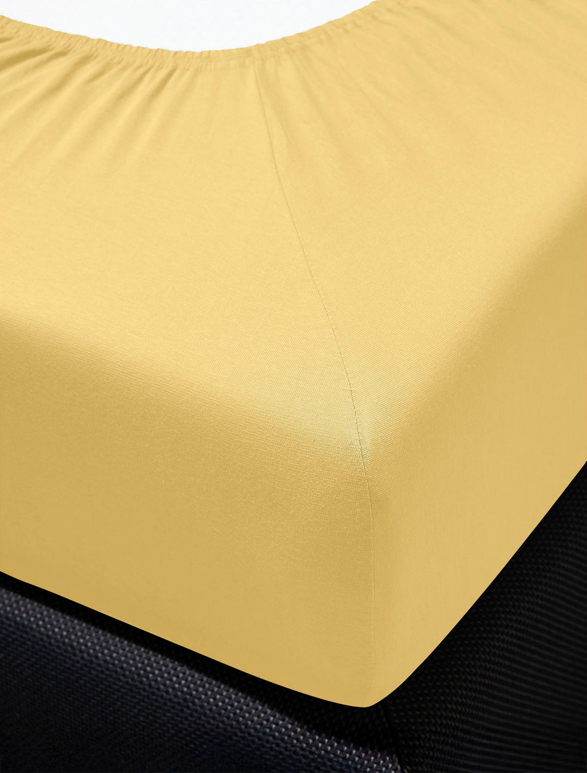 SPANNBETTTUCH Jersey 150/200 cm  - Honig, KONVENTIONELL, Textil (150/200cm) - Irisette