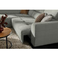 ECKSOFA in Struktur Greige  205/284 cm  - Greige/Schwarz, Design, Kunststoff/Textil (205/284cm) - Xora