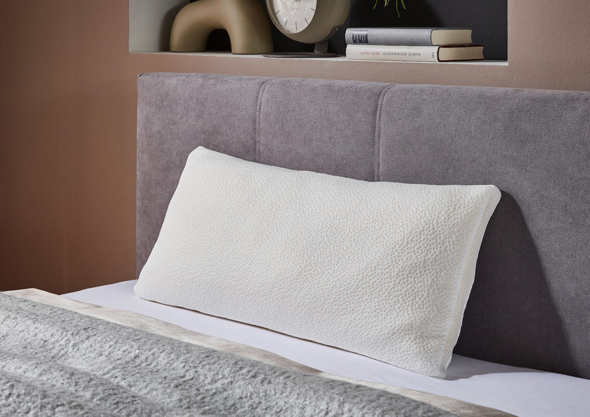 KOPFPOLSTER   - Weiß, Basics, Textil (80/12/40cm) - Boxxx