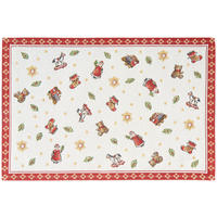 PODLOŽKA POD TANIER, bavlna, 32/48 cm - krémová/červená, Design, textil (32/48cm) - Villeroy & Boch