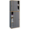 SCHUHSCHRANK Anthrazit, Honigeiche  - Honigeiche/Anthrazit, Design, Holzwerkstoff/Kunststoff (60/183/37cm) - MID.YOU