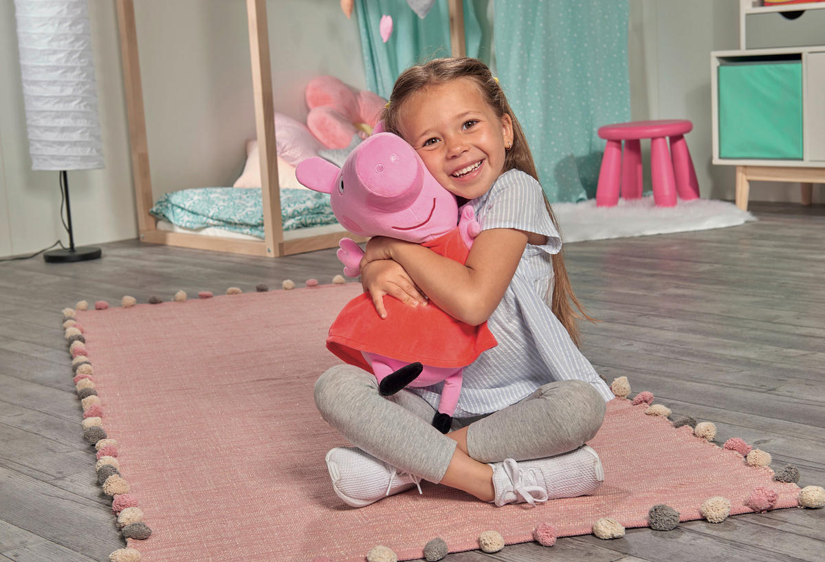 PLÜSCHTIER Peppa Pig  - Pink/Multicolor, Basics, Kunststoff/Textil (20/20/33cm) - Simba