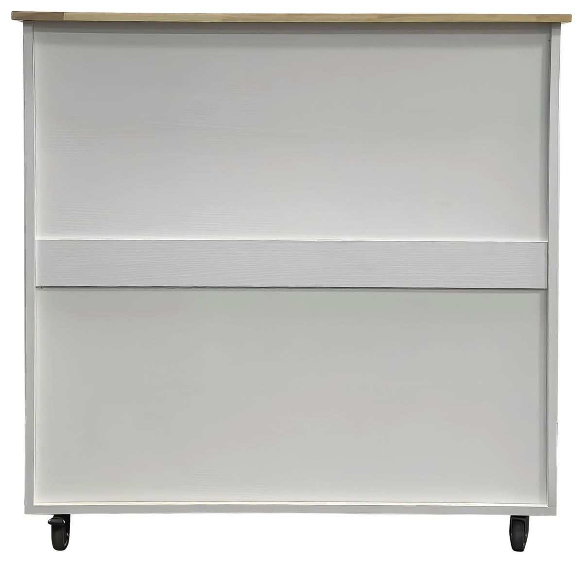 SERVIERWAGEN in Weiß  - Schwarz/Weiß, Basics, Holz/Holzwerkstoff (90/88/47cm) - MID.YOU