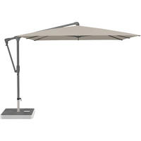 AMPELSCHIRM 270x270 cm Hellgrau  - Anthrazit/Hellgrau, Basics, Textil/Metall (270/270cm) - Glatz