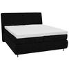 BOXSPRINGBETT 180/200 cm  in Schwarz  - Schwarz, Konventionell, Textil/Metall (180/200cm) - Dieter Knoll