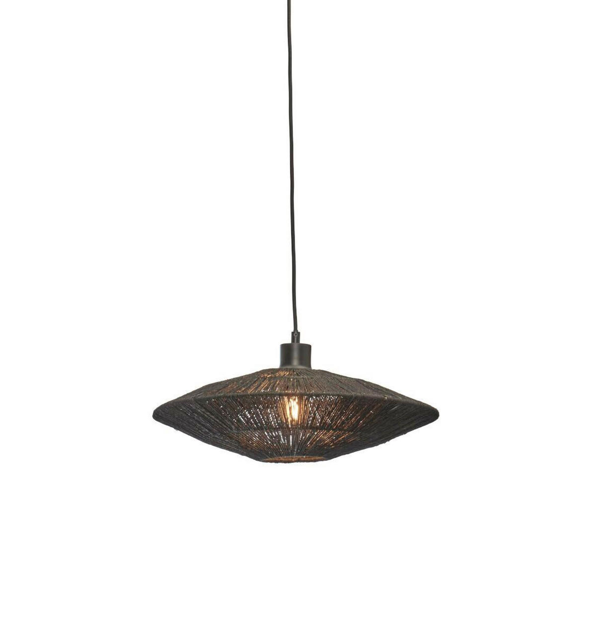 ZÁVĚSNÉ SVÍTIDLO, 40/12 cm  - černá, Trend (40/12cm) - Good & Mojo