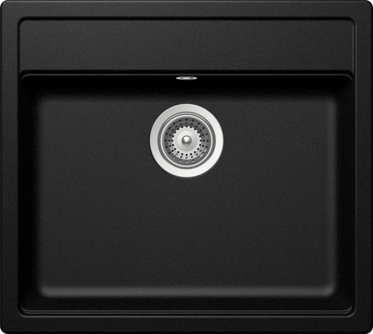 SPÜLE MONO N-100-A / MONN100AMAG  - Dunkelgrau, Basics, Stein (57/51cm) - Schock