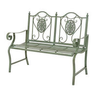 GARTENBANK  in Grün  - Grün, LIFESTYLE, Metall (54,00/119,00/96,50cm)