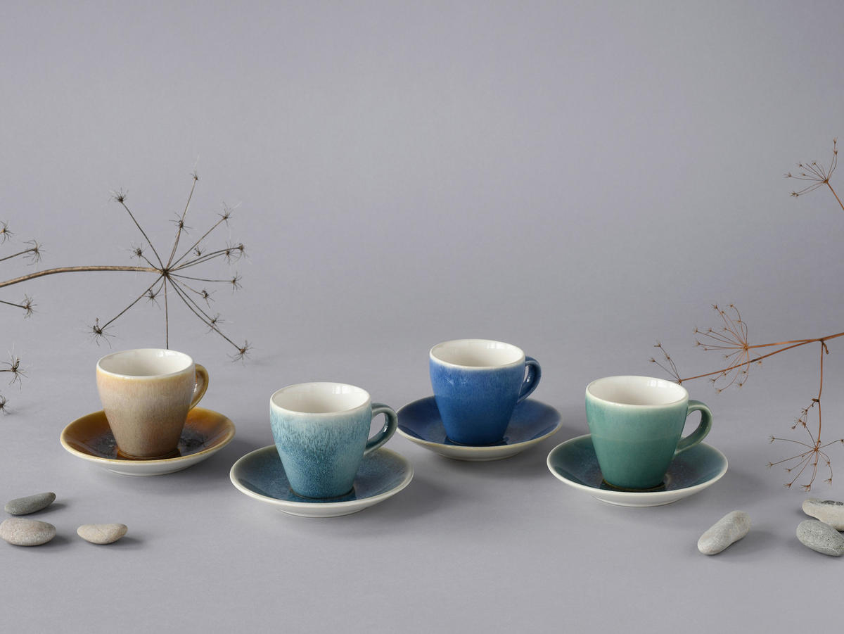 SET MED KOPPAR Caldera 8 delar  - multicolor, Basics, keramik (19/19/19cm) - Creatable