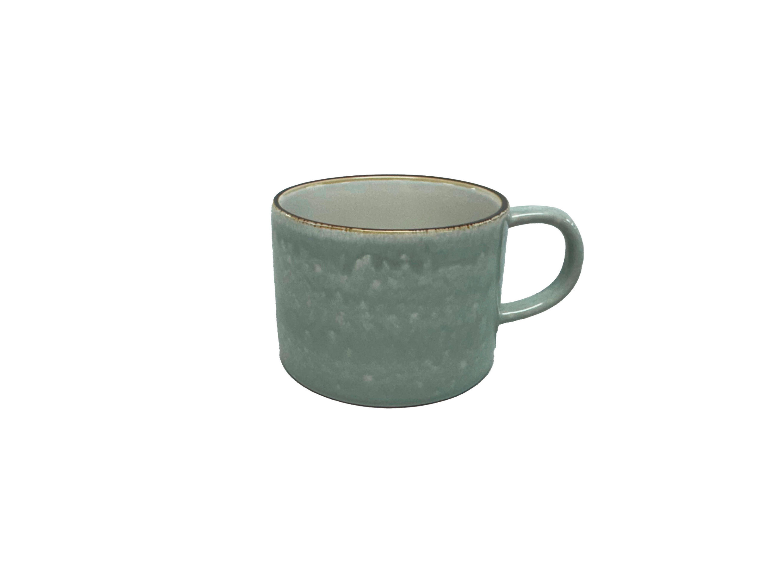 KAFFEETASSE BREDA EISGRAU 350 ml  - Grau, Trend, Keramik (350ml) - Landscape
