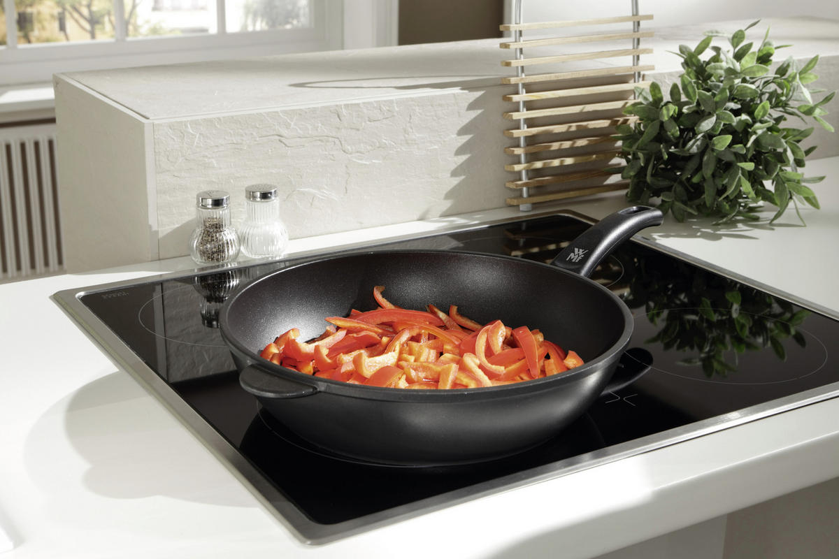 SCHMORPFANNE 28 cm  - Schwarz, Basics, Metall (28cm) - WMF