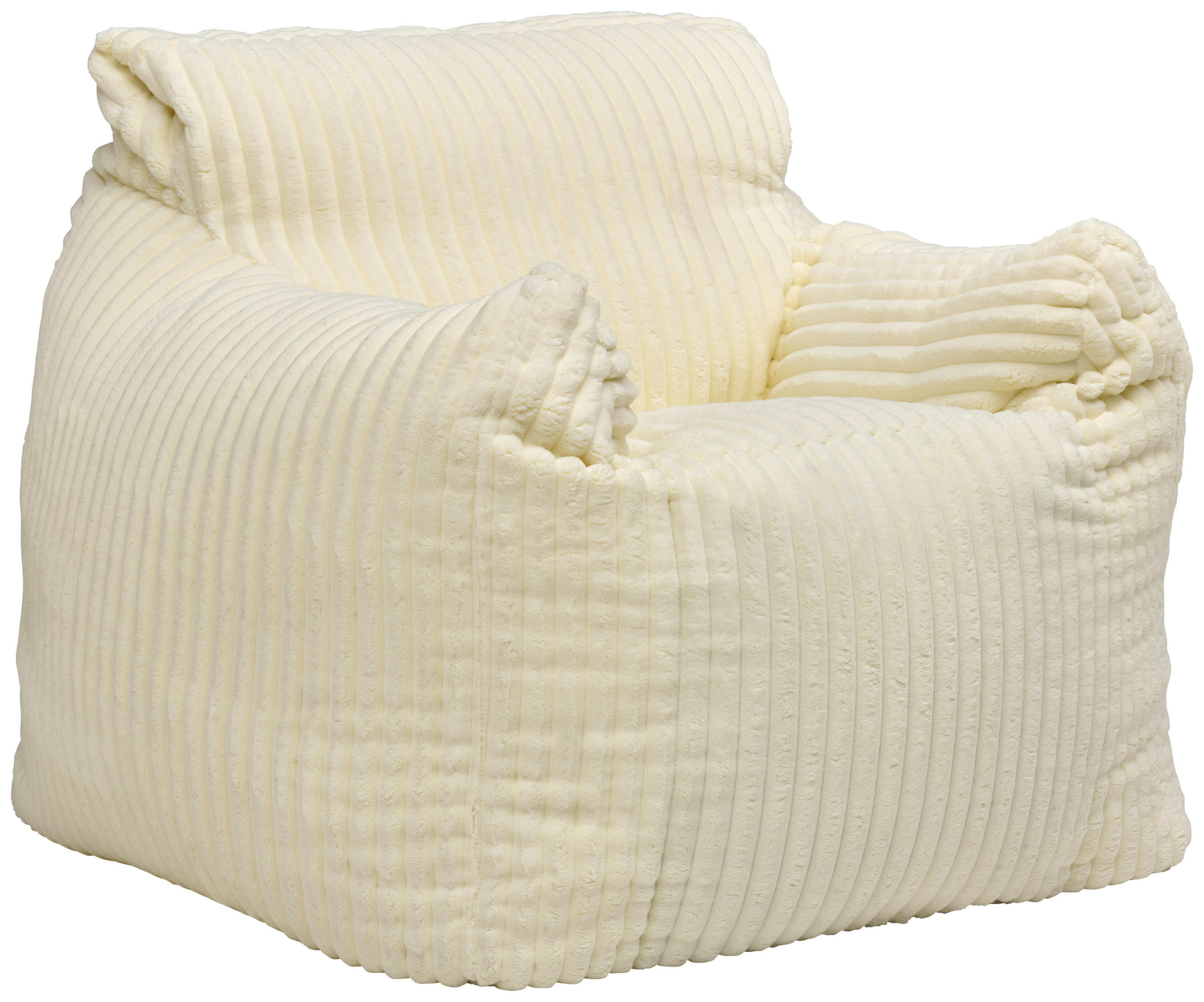 SITZSACK 470 l  - Creme, Design, Textil (100/80/100cm)