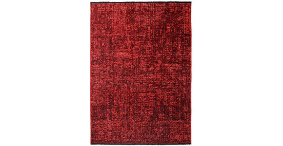 FLACHWEBETEPPICH 140/200 cm Space Rot  - Rot, KONVENTIONELL, Textil (140/200cm) - Novel