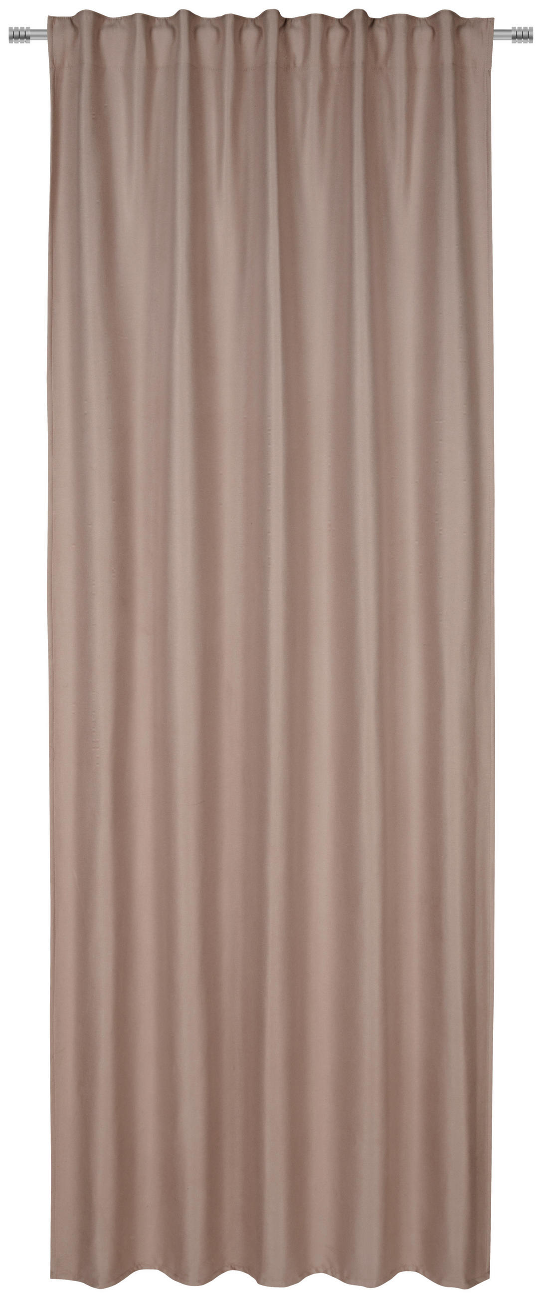 WÄRMESCHUTZVORHANG blickdicht  - Naturfarben, KONVENTIONELL, Textil (135/245cm)