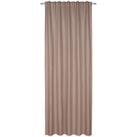 WÄRMESCHUTZVORHANG blickdicht  - Naturfarben, KONVENTIONELL, Textil (135/245cm)