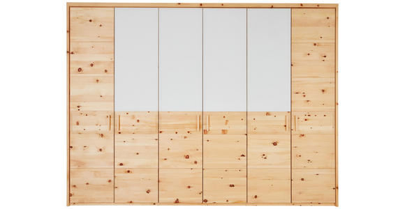DREHTÜRENSCHRANK in Zirbelkieferfarben - Zirbelkieferfarben, Natur, Holz (298/225/61cm) - Valnatura