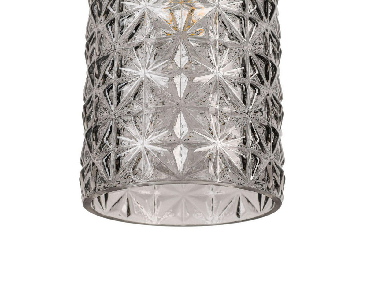 HÄNGLAMPA 12/87/120 cm  - svart, Basics, metall/glas (12/87/120cm) - Novel