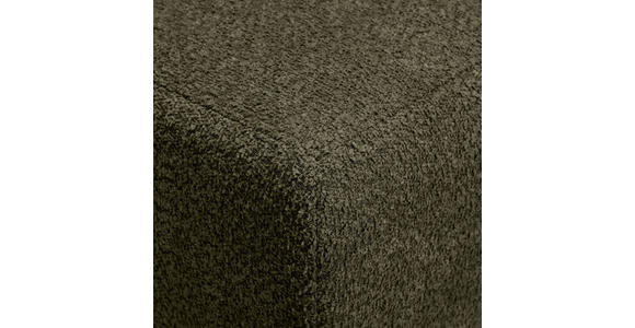 HOCKER in Textil Dunkelgrün  - Dunkelgrün/Schwarz, KONVENTIONELL, Textil/Metall (99/46/77cm) - Carryhome