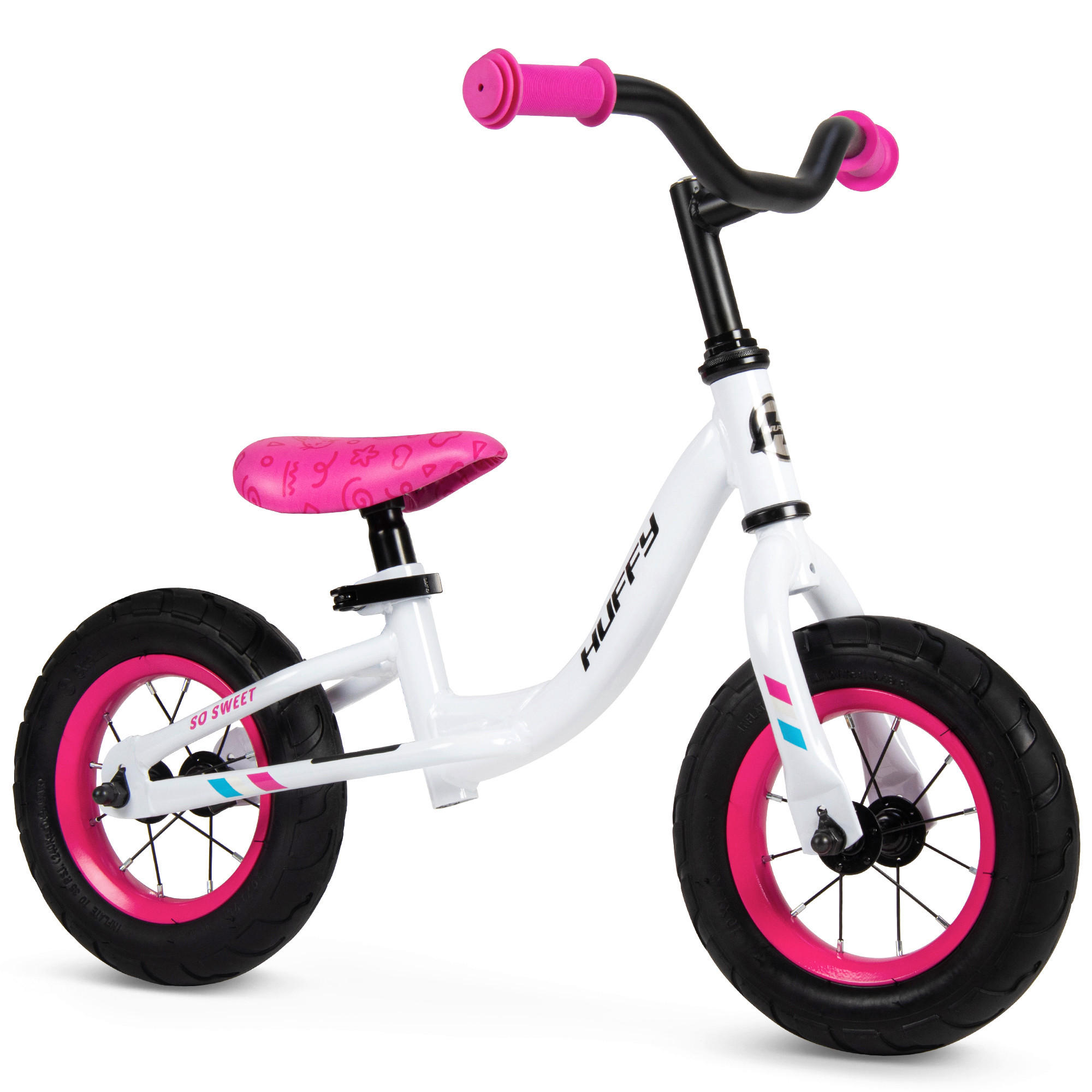 KINDERFAHRRAD 10 Zoll  - Weiß, Basics, Metall (47/55/75cm)