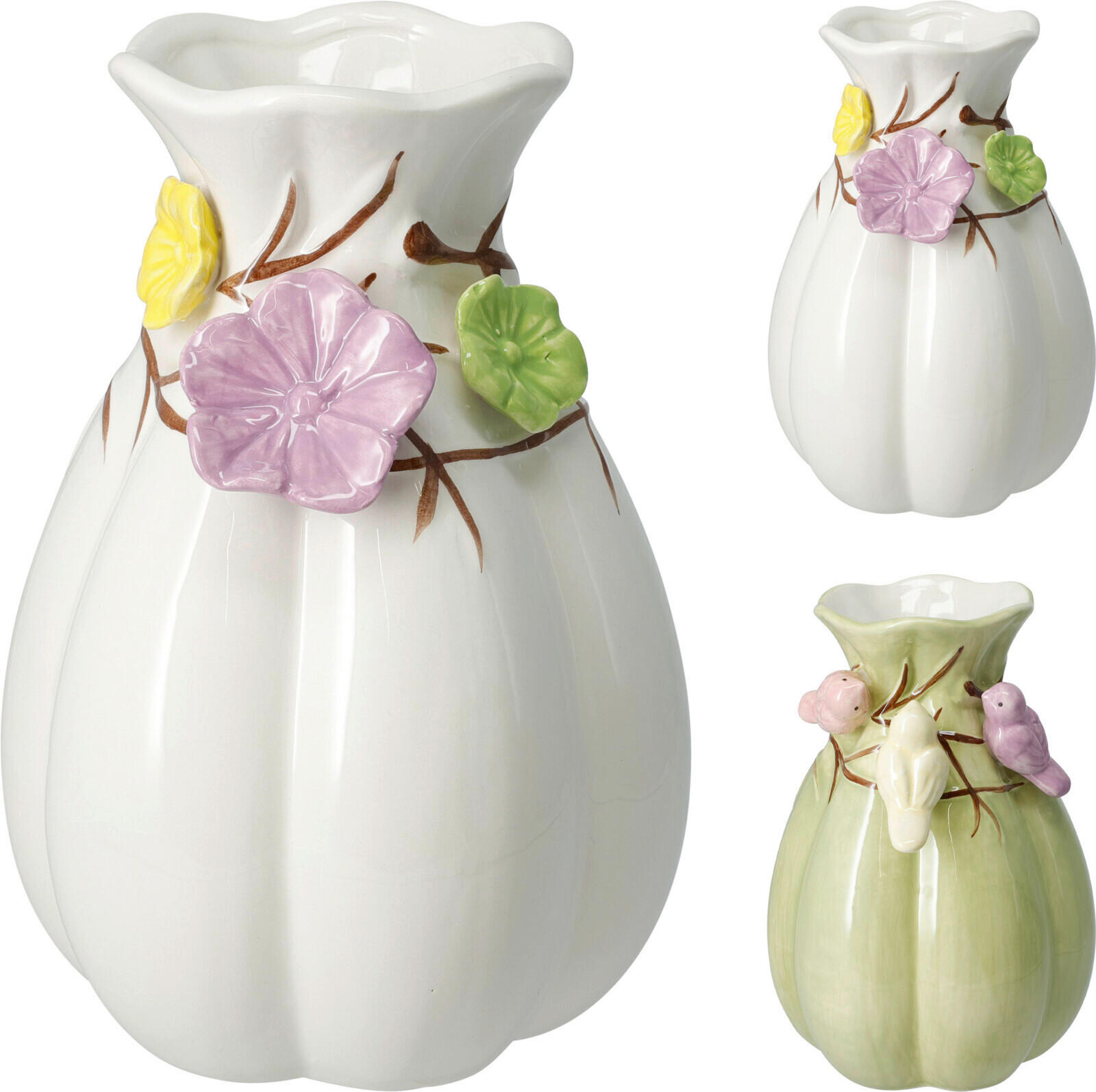 VÁZA, sklo,  - vícebarevná, Basics, sklo (30/44/46cm)