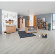 GITTERBETT Benton  145/76,5/80 cm   - Eichefarben/Dunkelgrau, Natur, Holz/Holzwerkstoff (145/76,5/80cm) - My Baby Lou