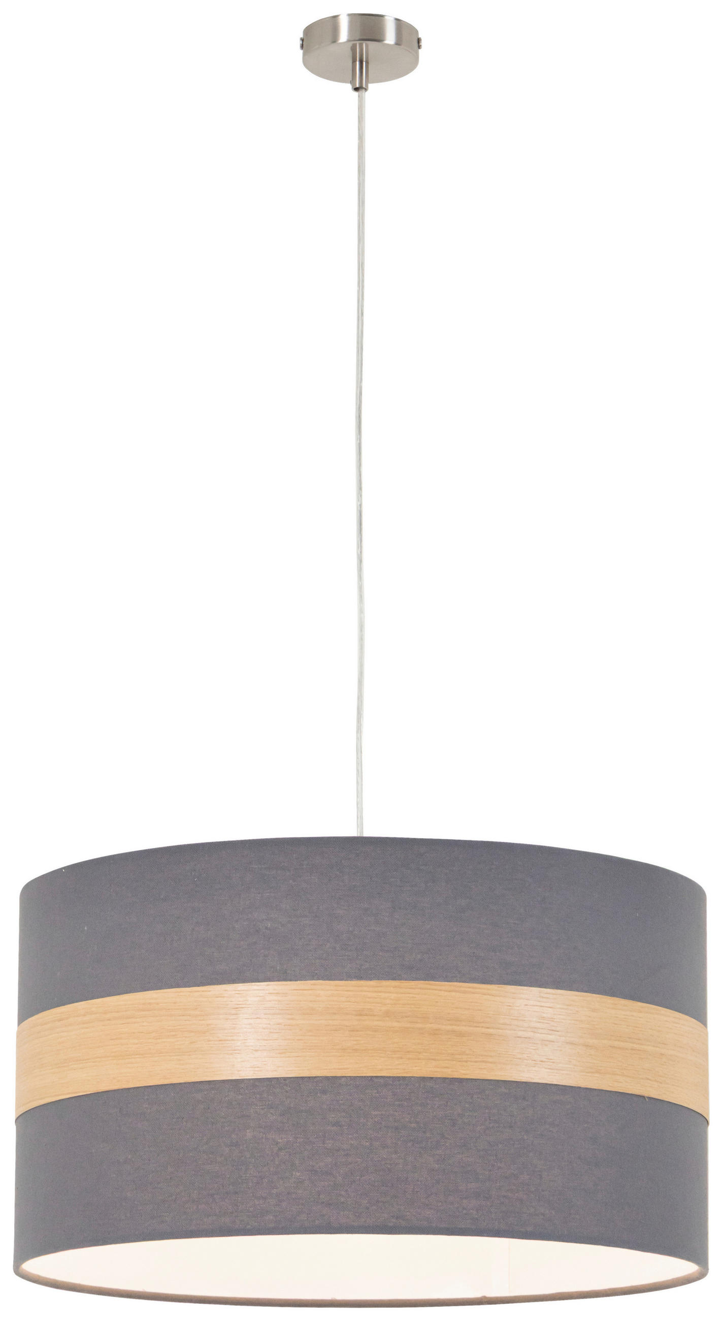 HÄNGELEUCHTE 45/120 cm  - Anthrazit, MODERN, Holz/Kunststoff (45/120cm) - Novel