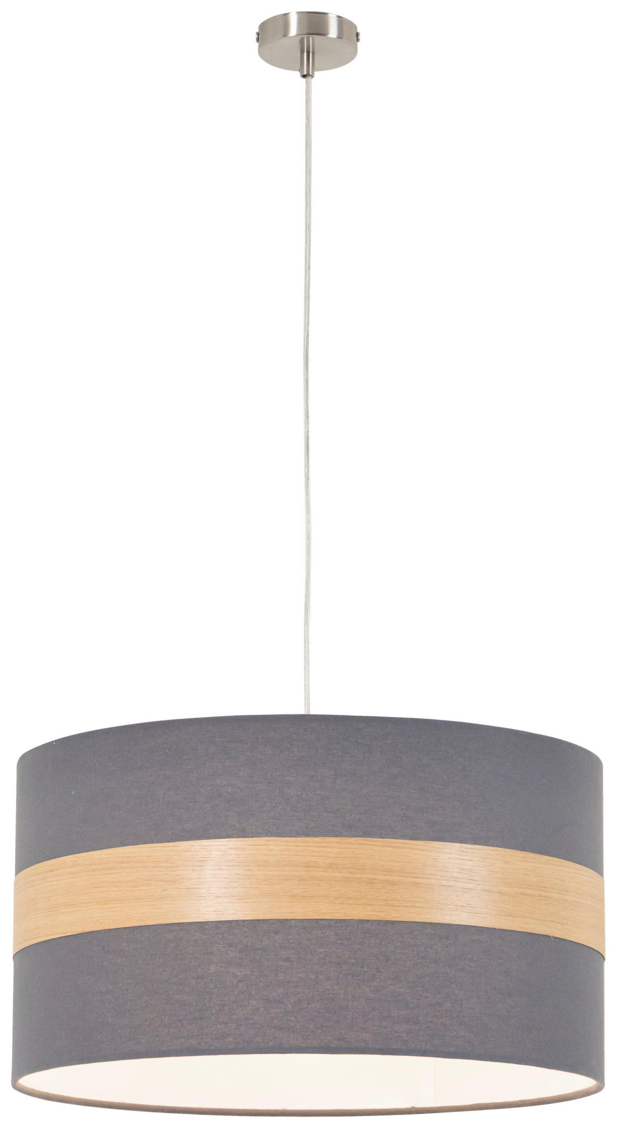 HÄNGELEUCHTE 45/120 cm   - Anthrazit, MODERN, Holz/Kunststoff (45/120cm) - Novel