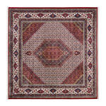 WEBTEPPICH 200/200 cm Mithras Bidjar Creme, Rot  - Rot/Creme, LIFESTYLE, Textil (200/200cm) - Novel