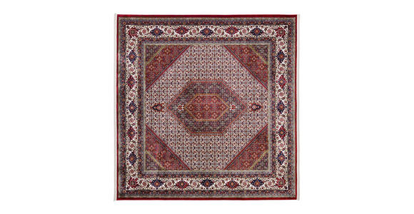 WEBTEPPICH 200/200 cm Mithras Bidjar Creme, Rot  - Rot/Creme, LIFESTYLE, Textil (200/200cm) - Novel