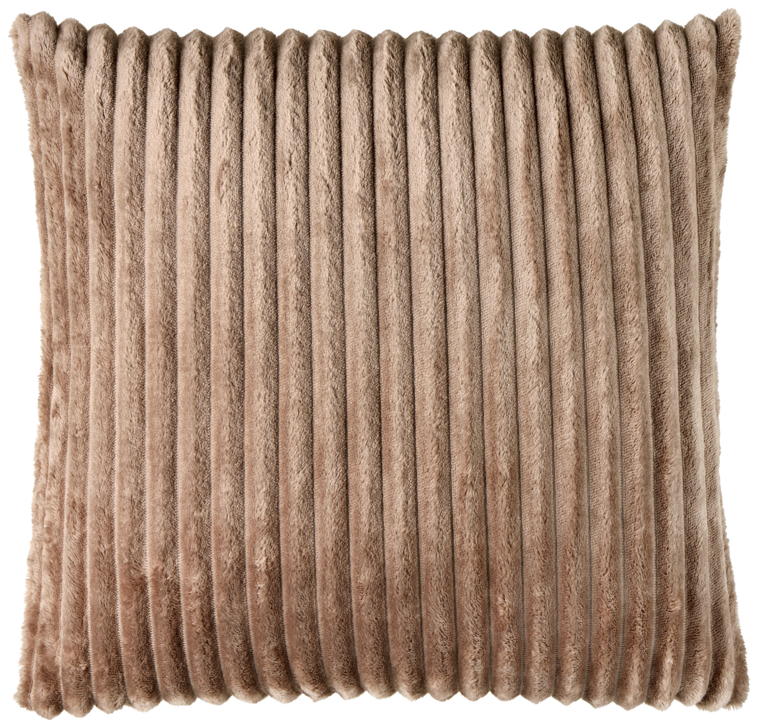 Zierkissen Sina 45x45 cm Polyester Taupe mit Zipp