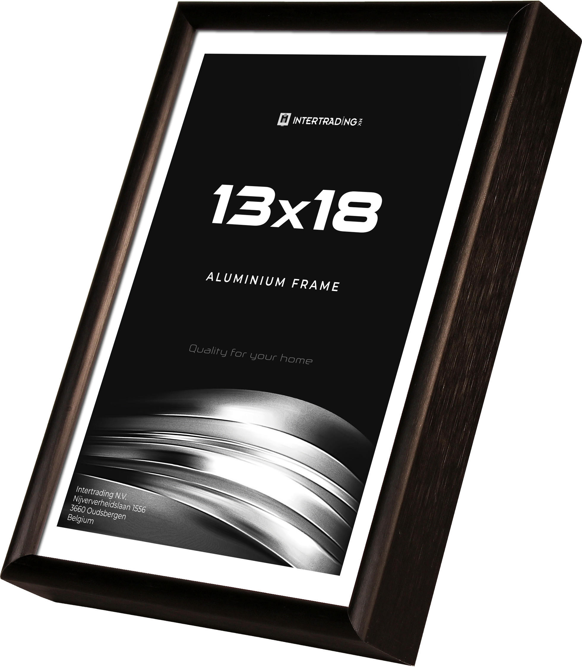 BILDERRAHMEN 13,6/2,8/18,7 cm  - Schwarz, Basics, Metall (13,6/2,8/18,7cm)