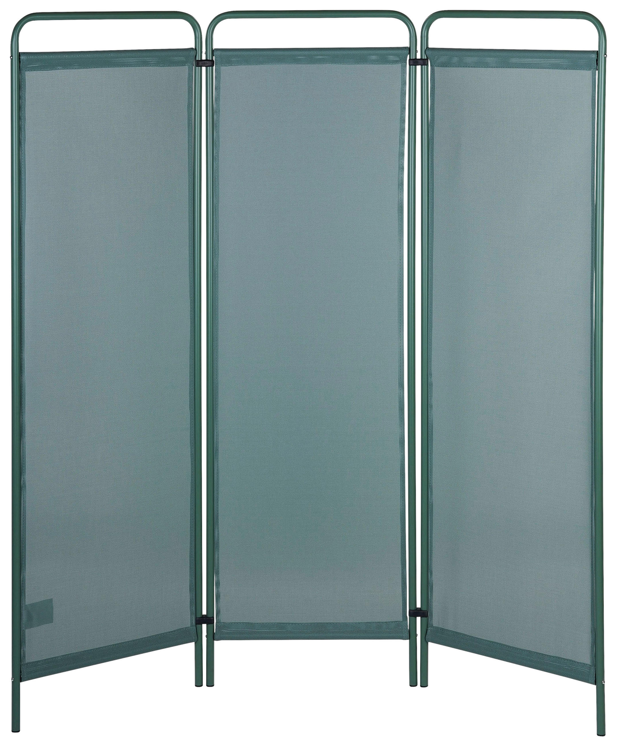 Thumbnail - Fiam Sichtschutz Paravent, Salbeigrün, Metall, Kunststoff, 50-150x163 cm, Sonnen- & Sichtschutz, Sichtschutz Garten, Par...