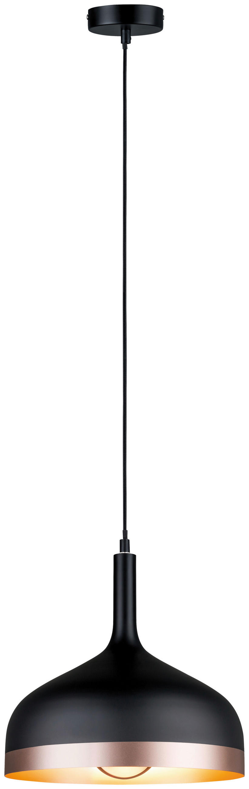 HÄNGELEUCHTE Neordic 30/150 cm  - Schwarz, Design, Metall (30/30/150cm) - Paulmann