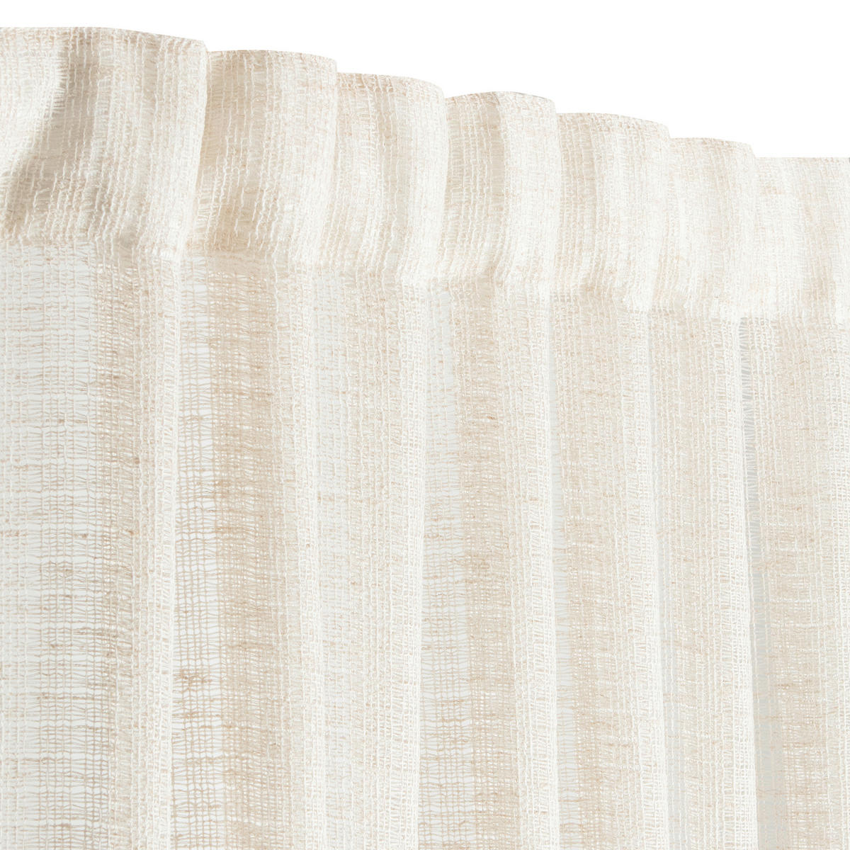 FERTIGVORHANG transparent  - Beige, Basics, Textil (140/240cm)