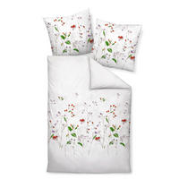 BETTWÄSCHE MOMENTS Makosatin 155/220 cm  - Multicolor, Basics, Textil (155/220cm) - Janine