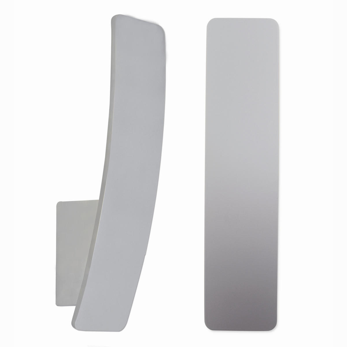 LED-WANDLEUCHTE Stan  29,50 cm  - Silberfarben, Design, Metall (29,50cm) - Näve