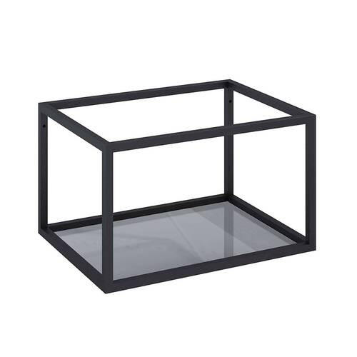 DULAP INFERIOR 60/35,4/45,1 cm  - negru, Basics, sticlă (60/35,4/45,1cm)