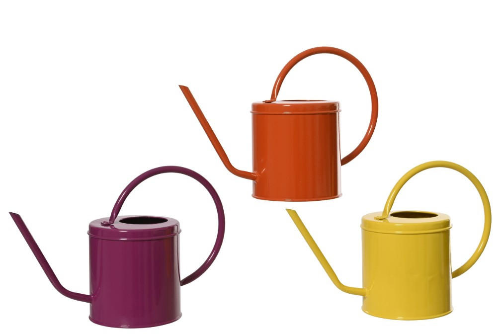 GIEßKANNE - Gelb/Lila, LIFESTYLE, Metall (33,00/12,00/21,00cm)