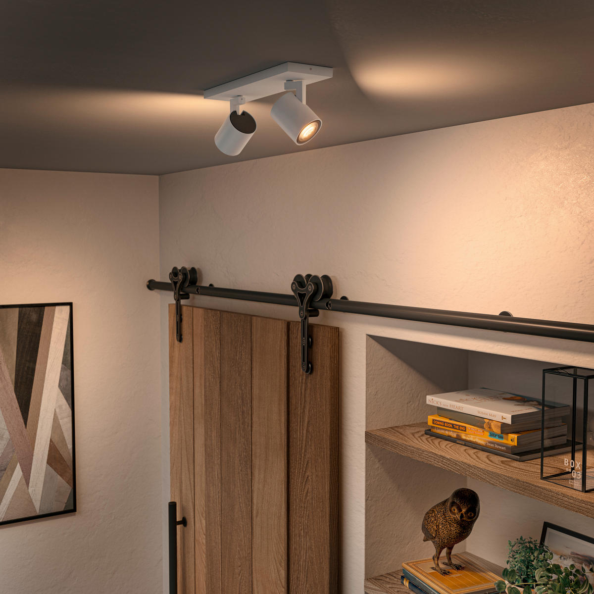 LED-STRAHLER 30,5/10,9/8,9 cm   - Weiß, Basics, Metall (30,5/10,9/8,9cm) - Philips HUE