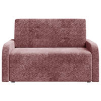 SCHLAFSOFA Chenille Beere  inkl. Bettkasten, Schlaffunktion, Rücken echt, Liegefläche im Originalstoff  - Beere/Schwarz, MODERN, Kunststoff/Textil (190/90/100cm) - Milino