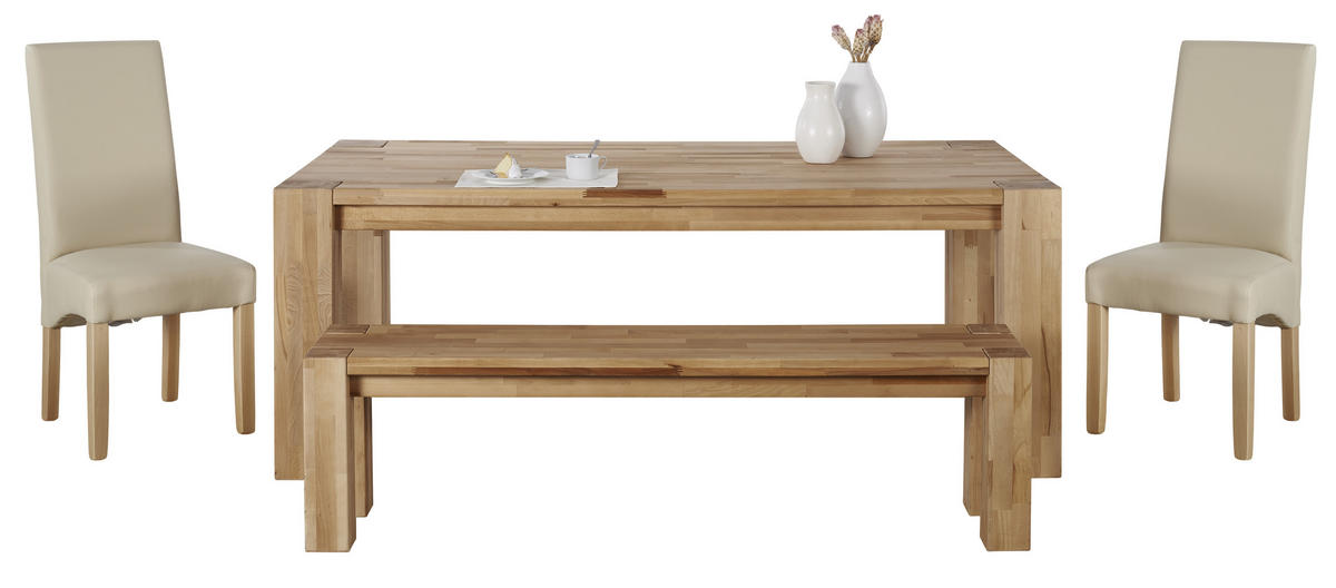 ESSTISCH Kernbuche massiv rechteckig Kernbuche  - Kernbuche, Natur, Holz (200/100/75cm) - Carryhome