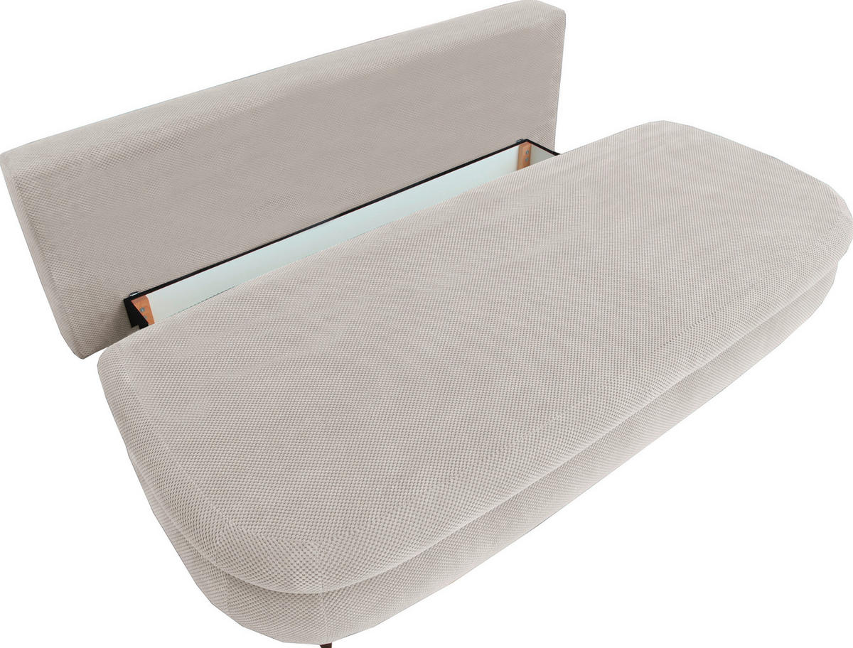 TROSJED NA RAZVLAČENJE tekstil  prirodne boje    - prirodne boje/crna, Design, tekstil (213/89/105cm) - Novel