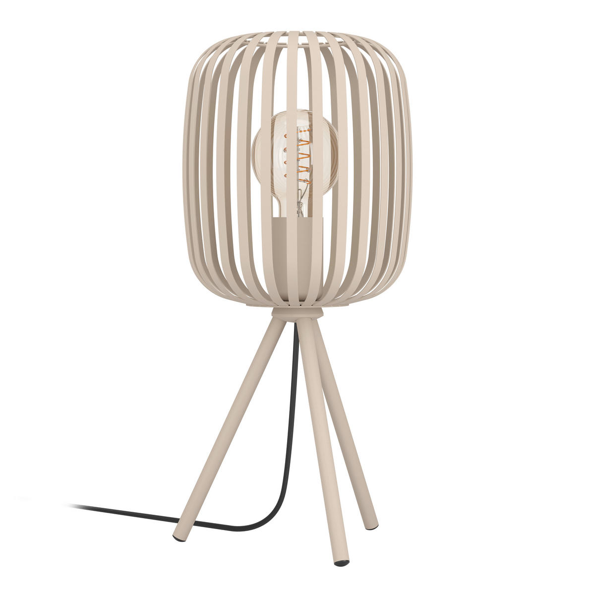 TISCHLEUCHTE 20/43,5 cm   - Sandfarben, Design, Metall (20/43,5cm) - Eglo