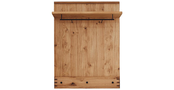 GARDEROBENPANEEL  in 90/120/30 cm  - Wildeiche, Natur, Holz/Holzwerkstoff (90/120/30cm) - Waldwelt