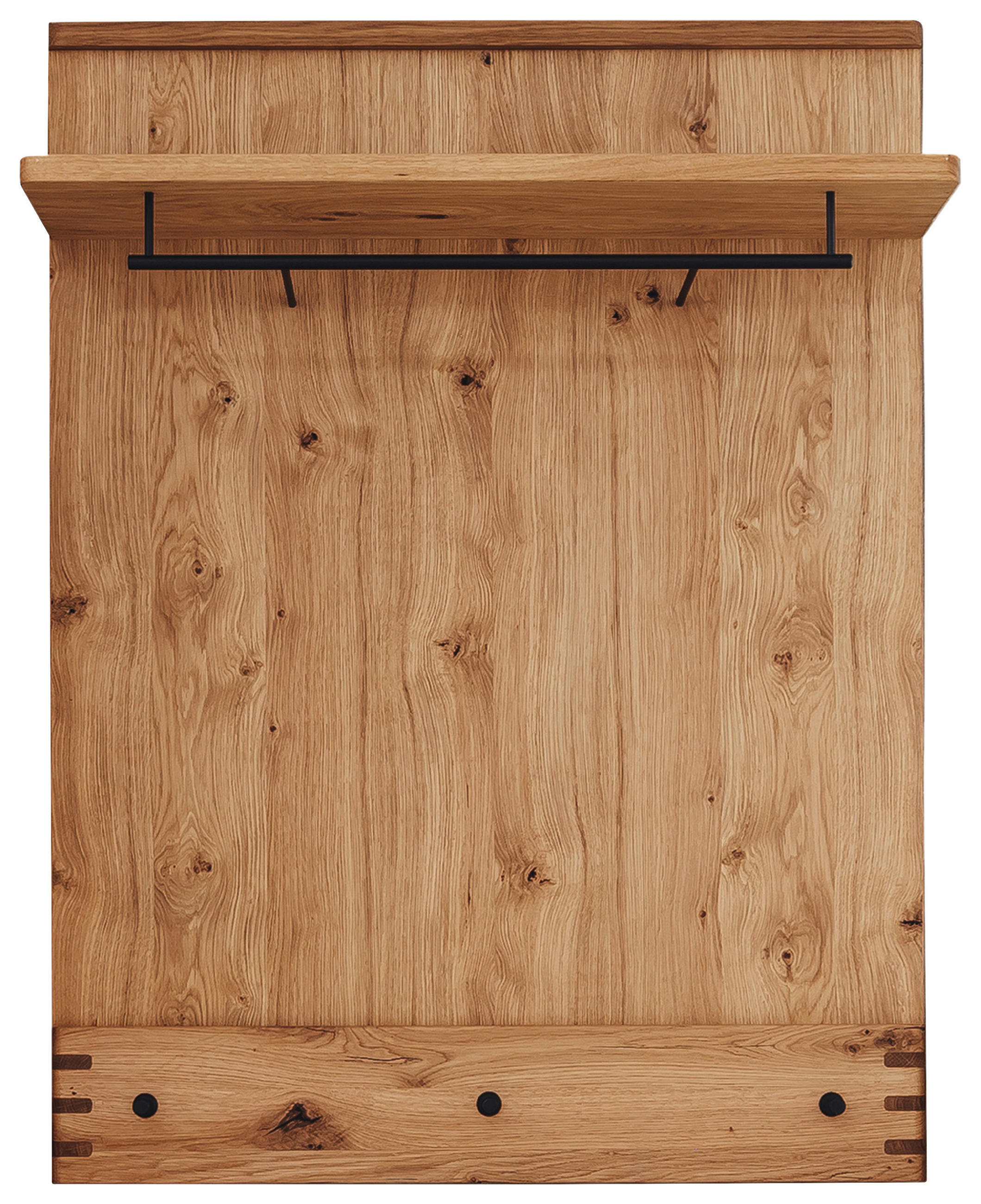 Waldwelt ŠATNÍ PANEL, divoký dub, dub cer, 90/120/30 cm