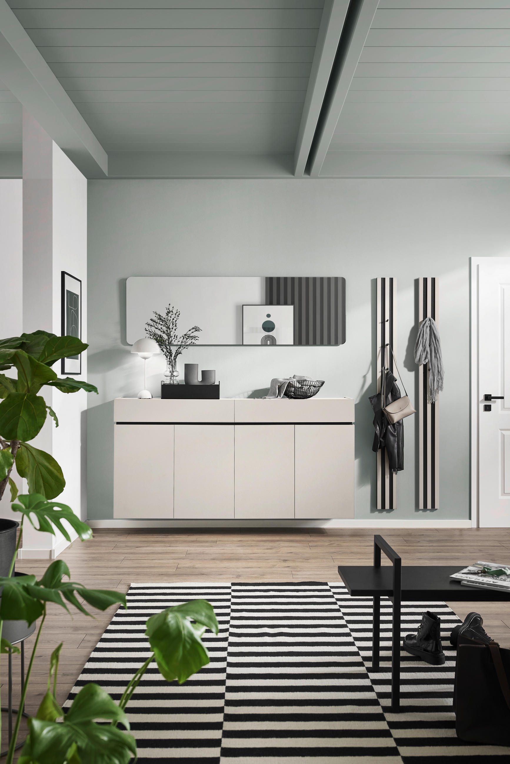 GARDEROBE 4-teilig in 230/199/40 cm - Kaschmir, Design, Holzwerkstoff (230/199/40cm) - Voleo