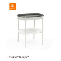 WICKELTISCH Weiß  - Weiß, Basics, Holz/Holzwerkstoff (80/92/54cm) - Stokke